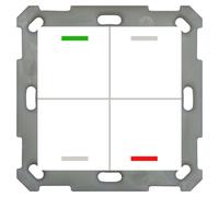MDT technologies Bouton-poussoir Light 55 quadruple RGBW,rws/glass,neutral BE-TAL5504.01