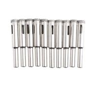 Mdurian Diamant Foret 10Pcs 12mm Trépan Scies Cloche Outils Set Forets Diamant Cutter Acier Carbone pour Verre Céramique Porcelaine Marbre Carrelage Granite
