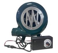 MDXVRKYBC 20W-100W Souffleur Barbecue De Forgeron Électrique Variable 220V Souffleur De Forge À Charbon Ventilateur Centrifuge Extérieur en Fonte avec Gouverneur（1V-12V） pour Le Camping Picnic(100W)