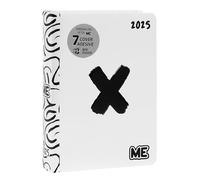 ME Agenda classique Edition Carnet 16 mois moyen quotidien avec couverture souple avec motif en relief et 512 pages, idéal pour les collèges, les supérieures et les universités, 12 x 16,5 cm