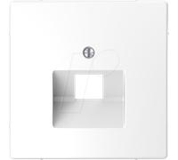 ME MEG4521-6035 - Plaque centrale pour UAE encastré, simple, blanc lotus, design d