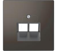 ME MEG4522-6034 - Plaque centrale pour UAE encastré, double, anthracite, système D