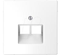 ME MEG4522-6035 - Plaque centrale pour UAE encastré, double, blanc lotus, design d