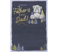 Me To You Bear Carte de fête des pères en forme de cœur avec inscription Dad Making
