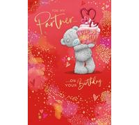Me To You Carte d'anniversaire Tatty Teddy For My Partner - 15,2 x 22,9 cm - Collection officielle