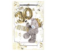 Me to You Tatty Teddy Carte d'anniversaire 30 ans Motif ourson 3D Collection officielle 15,2 x 22,9 cm