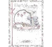 Me to You Tatty Teddy Carte d'anniversaire de mariage faite à la main « Beautiful Woman » - Collection officielle ABL01016