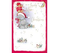 Me To You Tatty Teddy Carte de Noël avec cadeaux Inscription To A Lovely Mum Collection officielle 15,2 x 22,9 cm