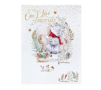 Me To You Tatty Teddy Carte de Noël de luxe faite à la main dans une boîte souvenir Inscription To The One I Love 30,5 x 23,9 cm Collection officielle