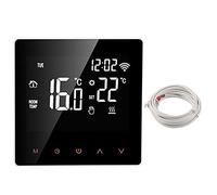 ME81H Smart WIFI LCD Thermostat eau chauffage par le sol chaudière murale électrique Thermostat de chauffage par le sol pour Tuya AC230V (bouton orange dos blanc 16A)