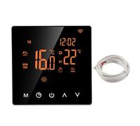 ME81H Smart WIFI LCD Thermostat eau chauffage par le sol chaudière murale électrique Thermostat de chauffage par le sol pour Tuya AC230V (Dos orange et bouton blanc 16A)