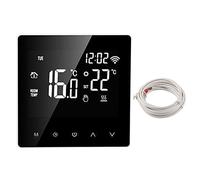 ME81H Smart WIFI LCD Thermostat eau chauffage par le sol chaudière murale électrique Thermostat de chauffage par le sol pour Tuya AC230V (Dos blanc et bouton blanc 16A)