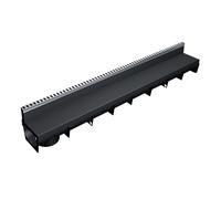MEA Caniveau extérieur MEAPARK à Fente avec Profil INOX E-Blade L | 1m - Pour terrasse, piscine, jardin 15 Piéton