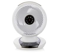 MEACO MeacoFan 1056, Ventilateur d'air, Idéal pour Chambres et Salons, Ultra Silencieux avec Oscillation à 360°, Moteur à Faible Consommation, 12 Vitesses, Télécommande, Blanc