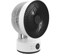 Ventilateur circulateur d'air de bureau Meaco MeacoFan Sefte 10 PRO, avec batterie et application, portable, silencieux, 12 vitesses, oscillation automatique, blanc