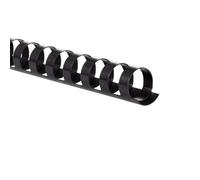 Mead CombBind 4000136 Lot de 125 spirales de reliure, 1,9 cm, capacité de 150 feuilles, noir