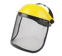 Mealoodiousmusea Casque de sécurité pour tronçonneuse forestière et débroussailleuse Orange