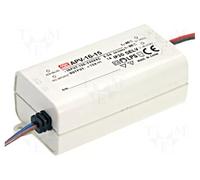 Driver LED MEAN WELL APV-16-24 24 V DC 0,67 A