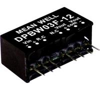 MEAN WELL Convertisseur DC-DC régulé isolé SIP-8 à double sortie 3 W +/-5 V +/-0,3 A 24 V
