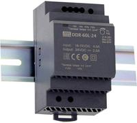 MEAN WELL DDR-60G-12 Convertisseur CC/CC pour rail (DIN) 12 V/DC 5 A 60 W Nbr. de sorties:1 x Contenu 1 pc(s)