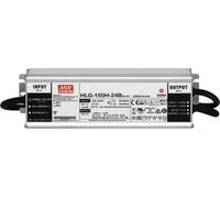 MEAN WELL HLG-150H-24B, finition métallique, 90 - 305 V, 47 - 63 Hz, 68 mm, 38,8 mm, 228 mm