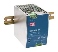 Mean Well NDR-480-24 Alimentation Rail DIN à Sortie Unique AC-DC