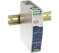 MEAN WELL SDR-75-24 Bloc d'alimentation pour rail DIN 75 W 24 V 3,2 A