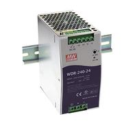 Mean Well WDR-240-48 240W Métallique unité d'alimentation d'énergie - Unités d'alimentation d'énergie (240 W, 180-550, 47-63, 18 ms, 91%, Surtension, Surchauffe, Surcharge, Court-Circuit)