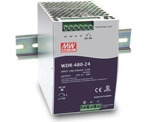 MEAN WELL WDR-480-24 Netzteil 480 W Metallisch (WDR-480-24)