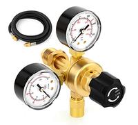 MEANLIN MEASURE Régulateurs d'argon et de CO2 Manomètres Régulateur pour soudage au gaz Raccord CGA580 Avec Miller Lincoln Mig Tig Weld avec tuyau de 1.5 M 0-4500 PSI/0-10 BAR