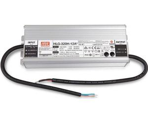 MeanWell 264W 22A Bloc d'alimentation LED haute qualité et haute puissance Aluminium IP65 étanche sans ronflement pour bandes LED