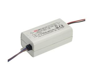 MeanWell, APV-16-12 Transformateur LED Tension constante 15 W 0-1,25 A 12 V/DC Non dimmable Protection contre les surcharges