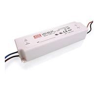 Meanwell Bloc Secteur, LPV-60-24, Tension Constante, 110-240V AC/50-60Hz, 24V DC, 0-2.5A, 60.00W, Blanc