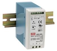 MEANWELL DRC-60A Alimentation 12-15V/2,8A, sortie batterie 1,5A, DIN