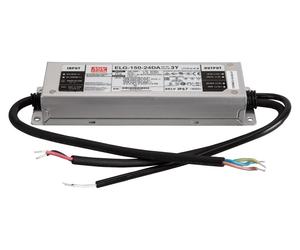 MEANWELL ELG-150-24DA-3Y, alimentation pour installation LED AC-DC, boîtier métallique, IP67 150W 24V 6,25A CV+CC DALI + PE