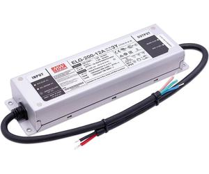 MeanWell XLG-200-12A 200W 12V Alimentation LED haute qualité et haute performance Aluminium IP67 Etanche Alimentation sans ronflement