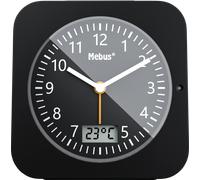 Mebus Réveil 25609 radio-piloté Noir