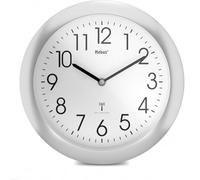 Mebus Horloge murale 52451 radiopilotée 25 cm x 40 mm argent