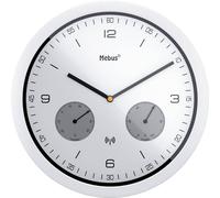 Mebus 52826 radiopiloté(e) Horloge murale 26 cm x 42 mm blanc