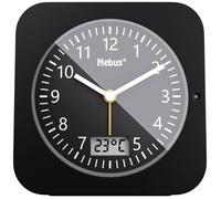Mebus Réveil 25609 radio-piloté Noir