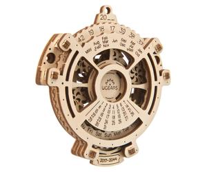 Méca-calendrier ? Puzzle 3d Mécanique En Bois À Construire, Calendrier Perpétuel Steampunk 2017?2044 Brown TU
