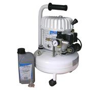 Mecafer Compresseur 425516 silencieux 9 L 40 dB filtre 5 microns + bidon huile 1L