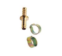 Mecafer 156030 Jonction double tuyau 6 x 11 + Colliers