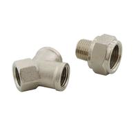 Mecafer 156128 Raccord 3 voies 1 x 3/8 f 2 x 1/4 f