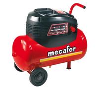 Mecafer 425068 Compresseur 24 L 1,5 hp oil Rouge