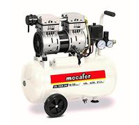 Mecafer Compresseur d'air 425523 horizontal silencieux 8 bar 24 L