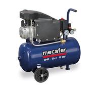 Compresseur - MECAFER - 425793 - Bleu - 24 L - 2 PS - 8 bar