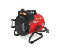 MECAFER Chauffage de chantier soufflant électrique 3000 W MH3000