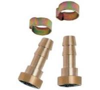Mecafer - lot de 2 raccords baïonnette tuyau 6x11 G