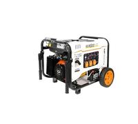 Mecafer MF 6600E HD Groupe Électrogène Essence 5500W avec Régulation AVR+, Couleur Blanc